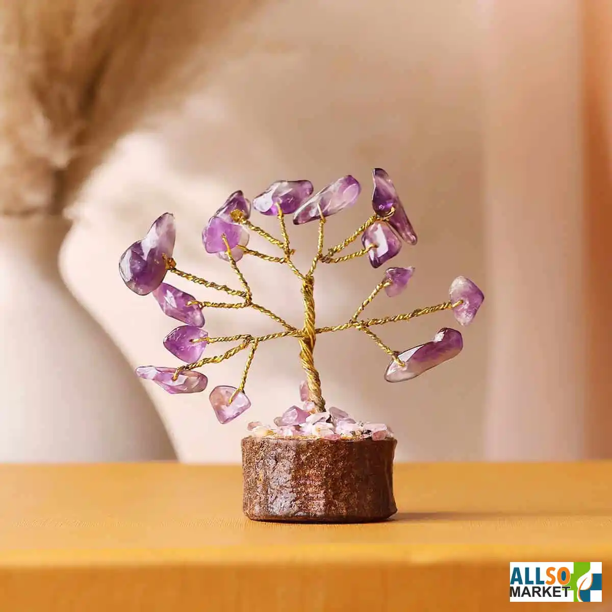 Mini Crystal Healing Tree – Amethyst