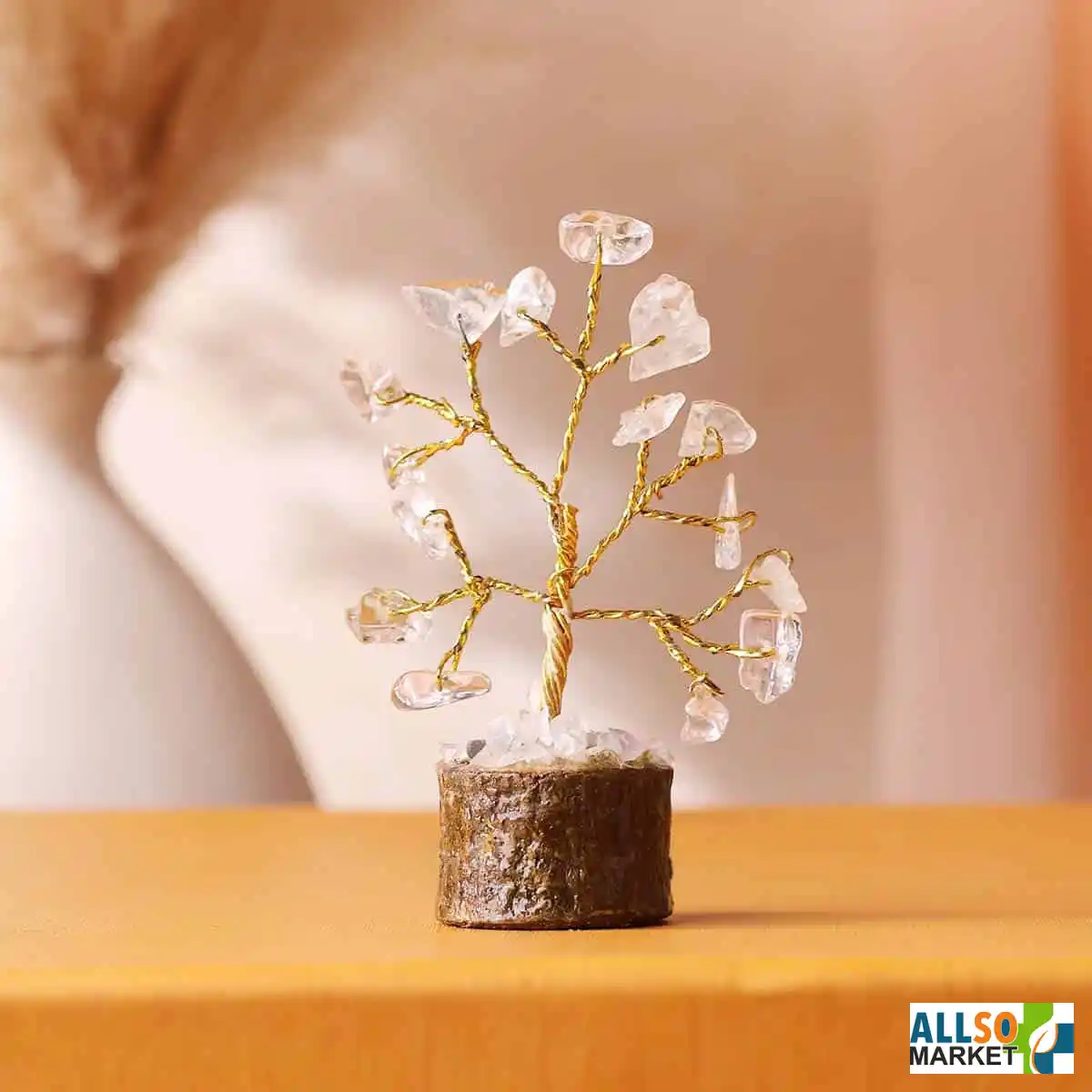 Mini Crystal Healing Tree – Clear Quartz