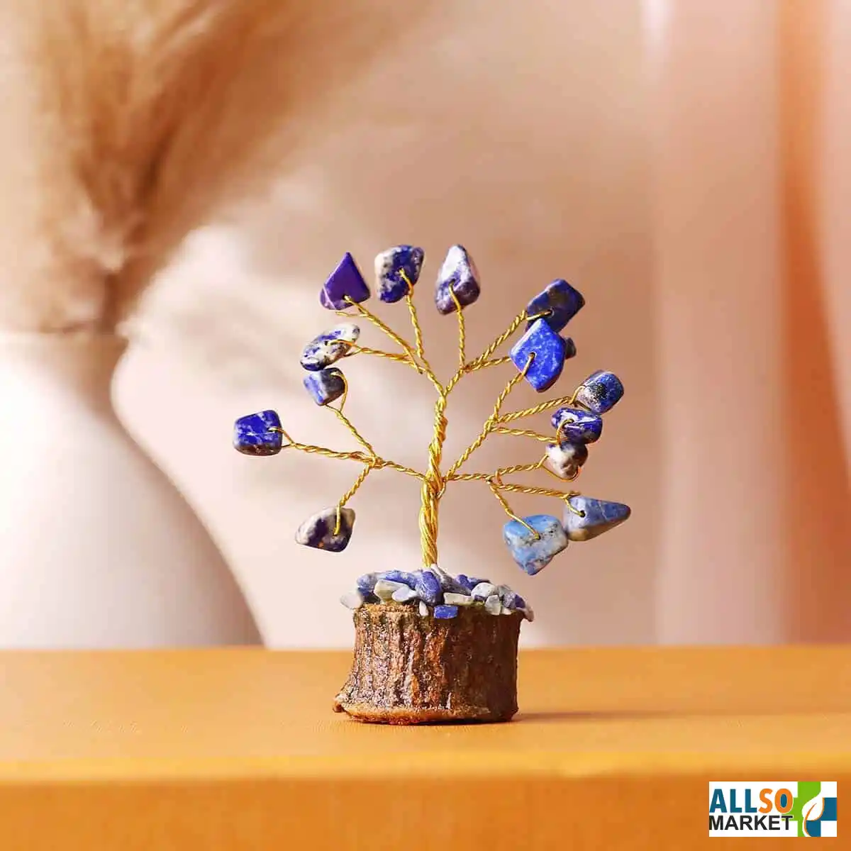 Mini Crystal Healing Tree – Lapis Lazuli