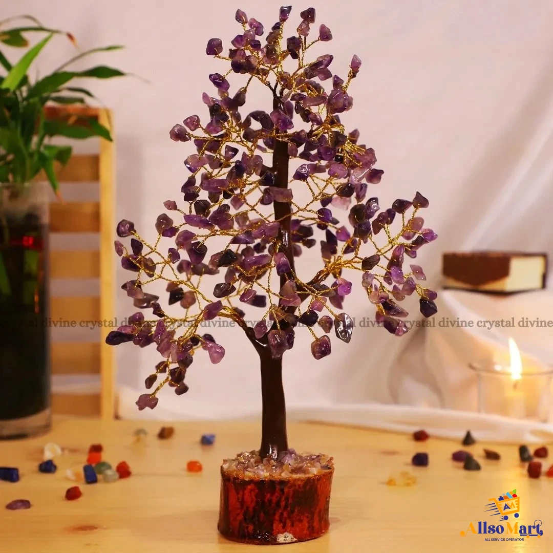 Amethyst Crystal Tree 300 Beads